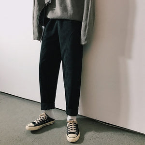 [Korean Style] Roll-Up Corduroy Pants