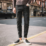 [Korean Style] Herry Dark Grey Denim Jeans