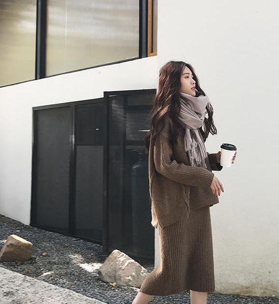 [Korean Style] Cozy Matchy Knit Set