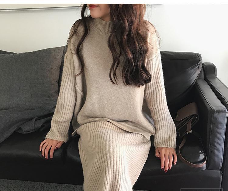 [Korean Style] Cozy Matchy Knit Set