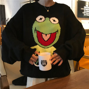 [Korean Style] Kermit the Frog Sweater