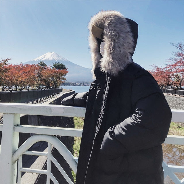 [Korean Style] Waterproof Fur Snow Jacket