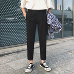[Korean Style] Prett Straight Loose Fit Casual Pants