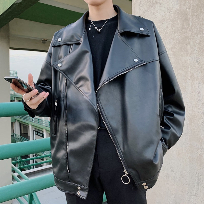 [Korean Style] Rocky Leather Jacket