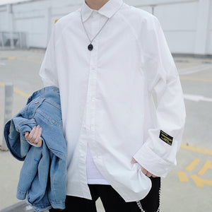 [Korean Style] Chris Long-sleeved Shirts