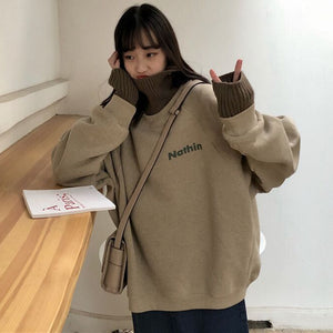 [Korean Style] Becha Layer turtleneck Sweatshirt