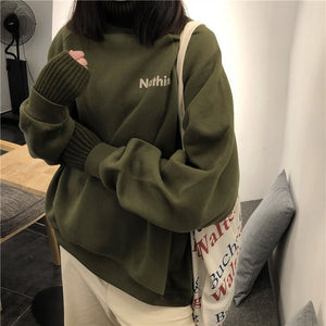 [Korean Style] Becha Layer turtleneck Sweatshirt