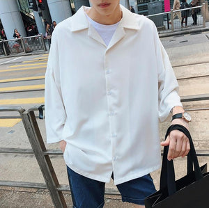 [Korean Style] Kiko 3 Colors Oversized Shirts