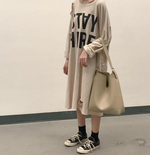 [Korean Style] Levii PU Leather Minimal Bucket Bag