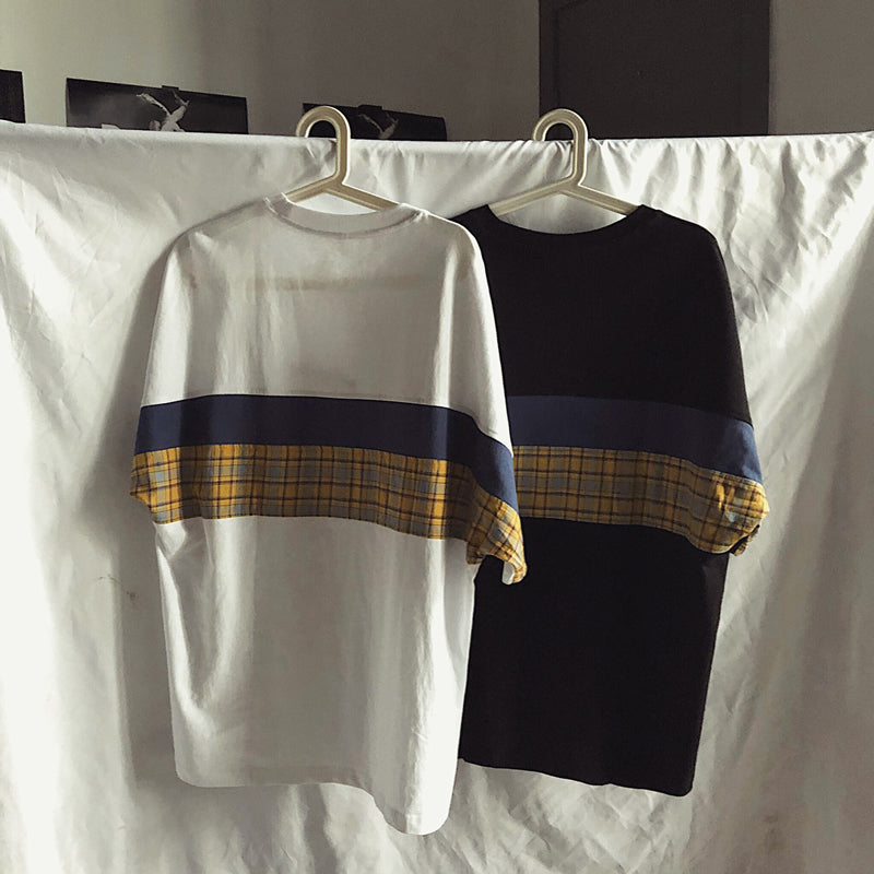 [Korean Style] Poplin 1/2 T-shirt