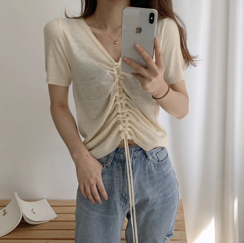 [Korean Style] Jeeh Knit Top