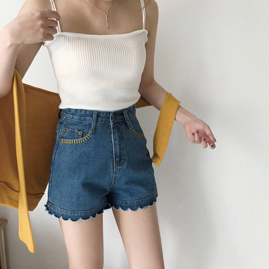 [Korean Style] Maquee Summer Moca Knit Camis