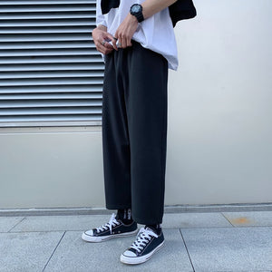 [Korean Style] Ranny Solid Color Wide Pants