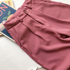[Korean Style] Gabrial High Waist Cropped Trouser