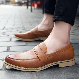[Korean Style] Handmade Slip-On Oxford Shoes