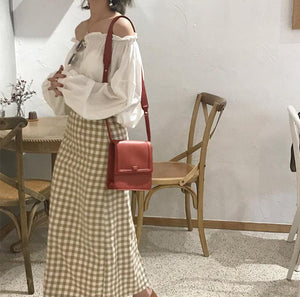 [Korean Style] Geko Flap Square Crossbody Bag