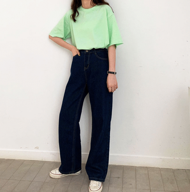 [Korean Style] Kessy High Waist Wide Leg Jeans