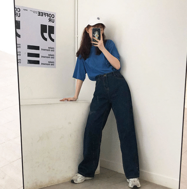 [Korean Style] Kessy High Waist Wide Leg Jeans